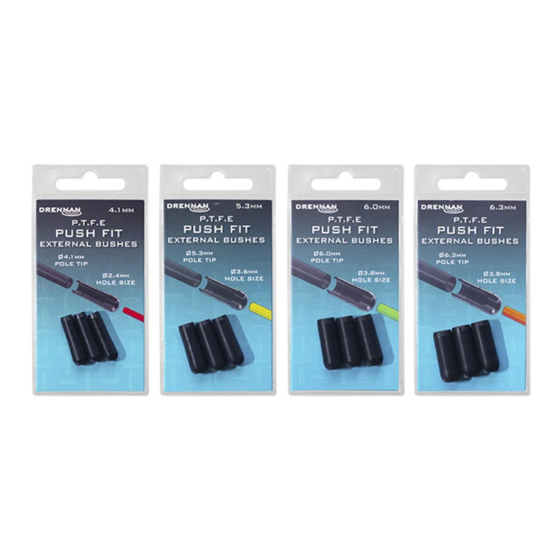 Drennan PTFE Push Fit External Bushes